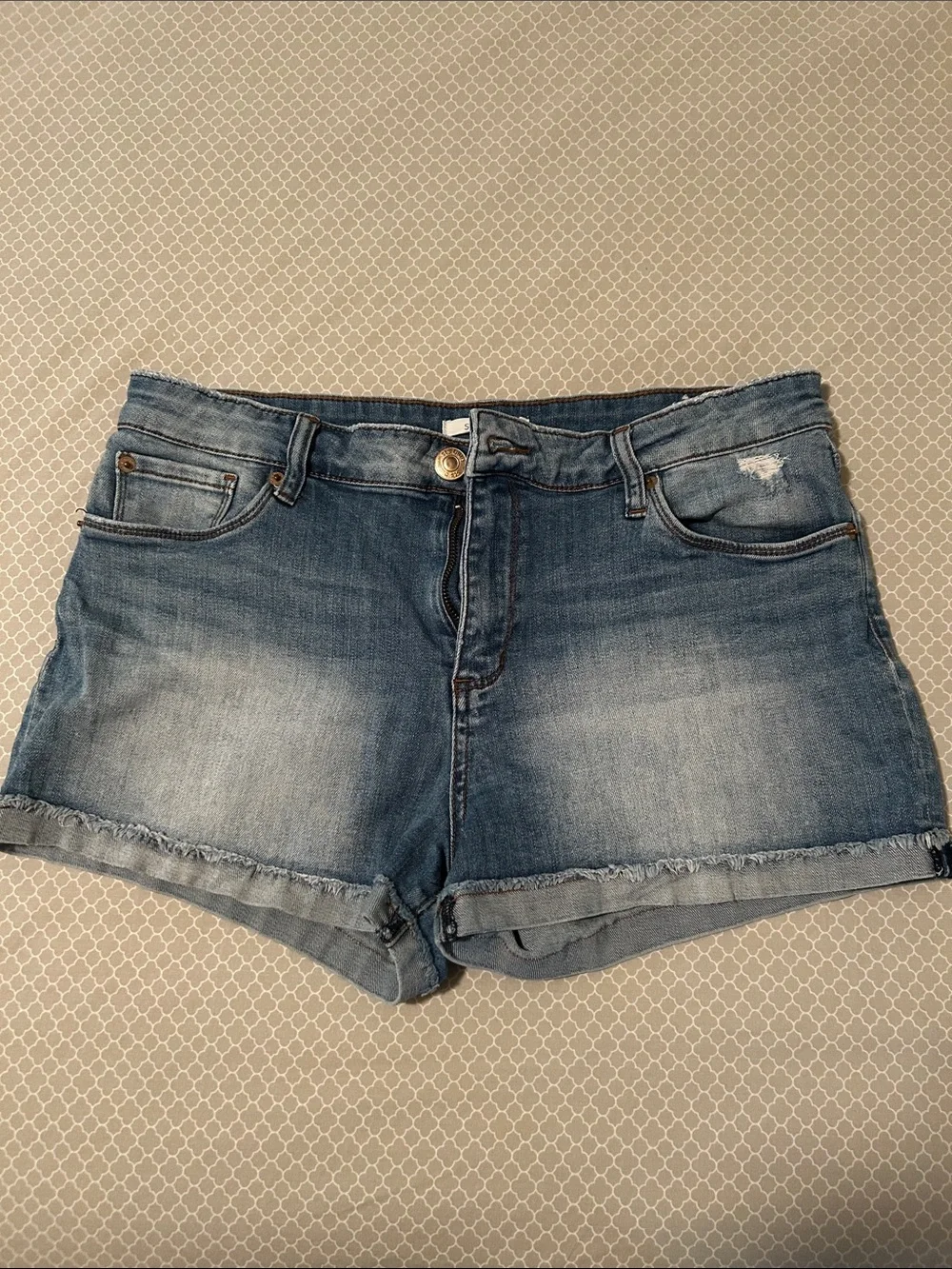 Denim Blue Women's Jean Shorts